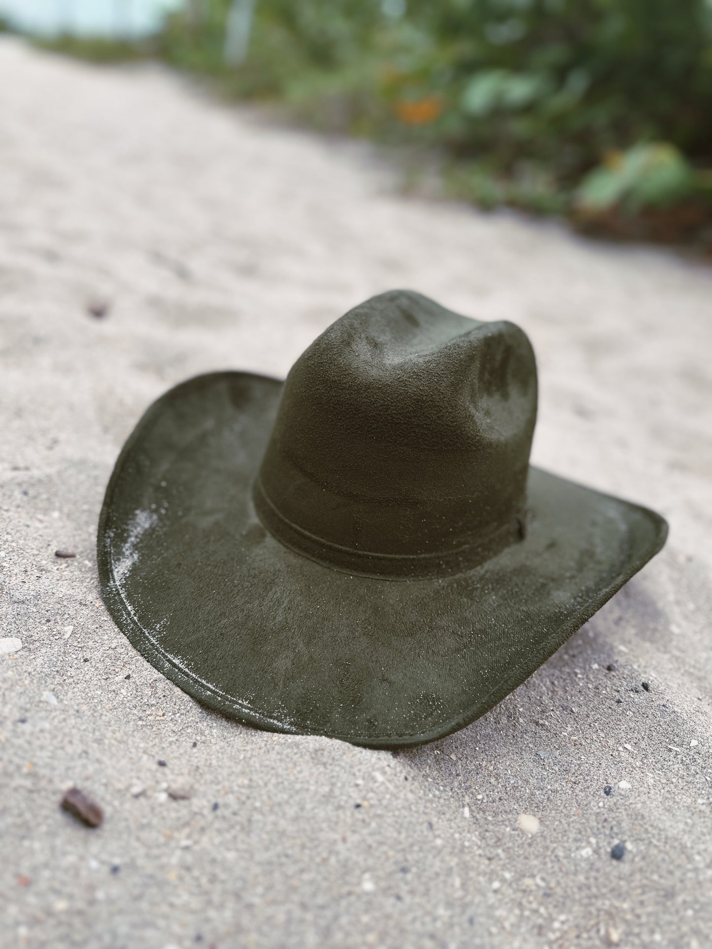 COWBOY HAT - OLIVE GREEN