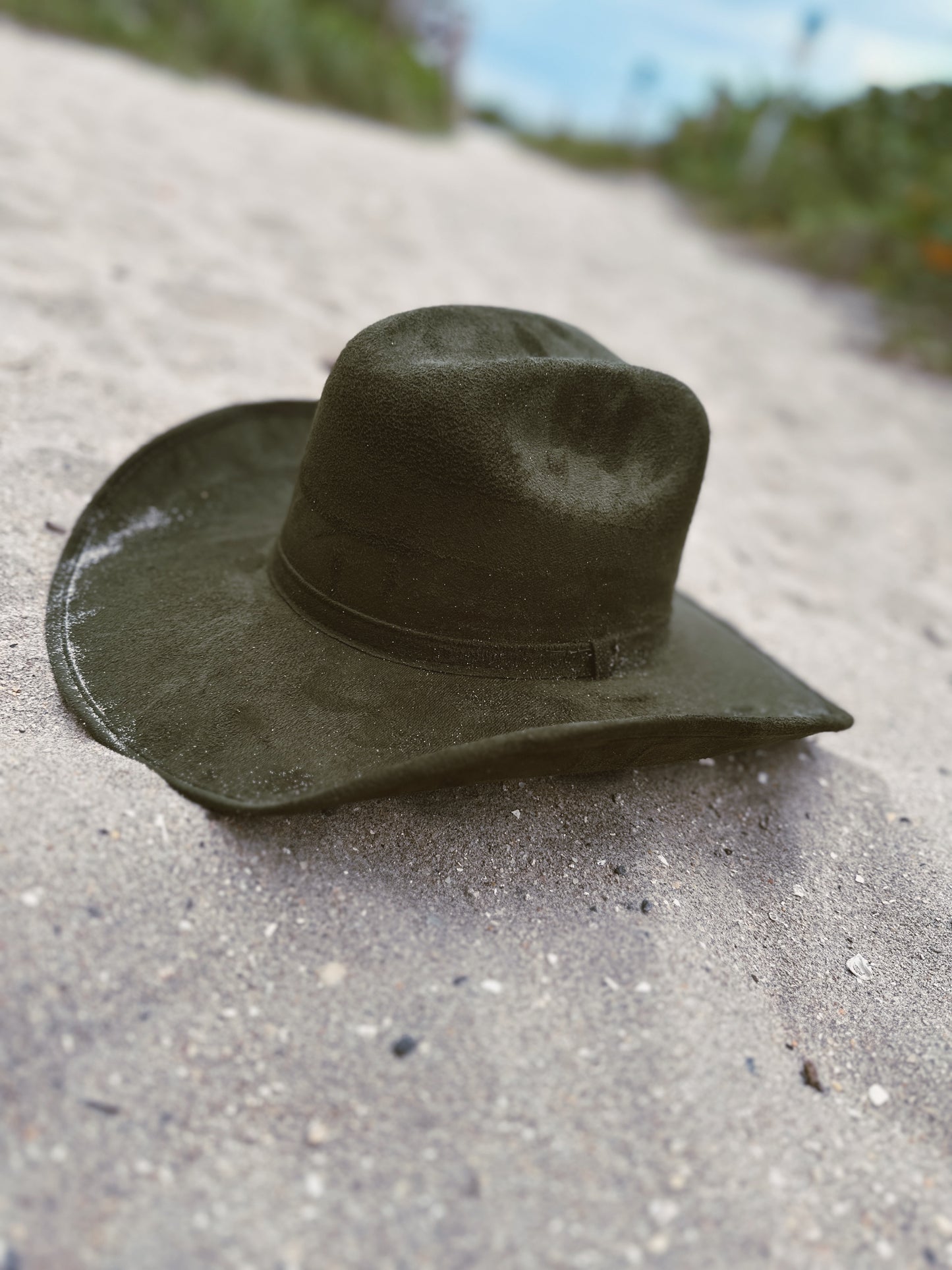 COWBOY HAT - OLIVE GREEN