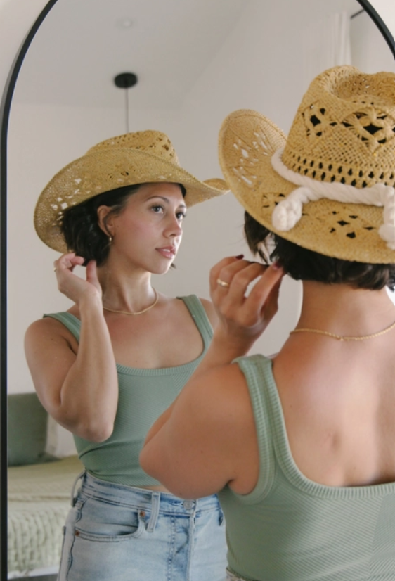 PLAYA STRAW COWBOY HAT