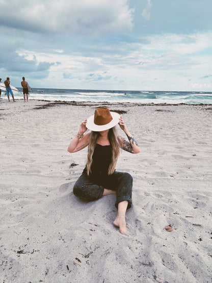 MOJAVE HAT - TAN/IVORY