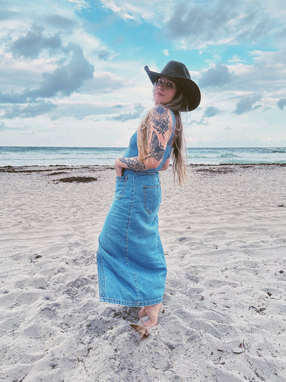 COWBOY HAT  - OLIVE GREEN
